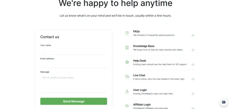 ClickMagick Customer Support