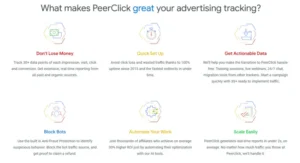 Key features peerclick