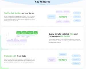 keitaro key features