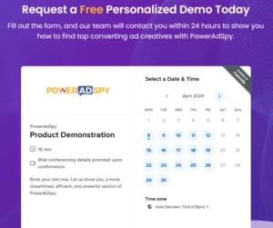 Get a Personalized PowerAdSpy Demo for Free 6