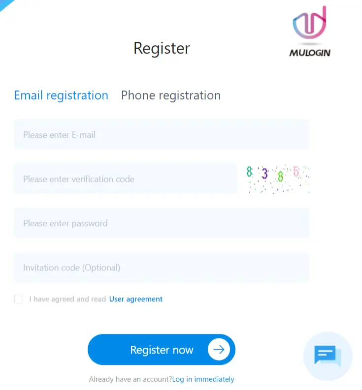 MuLogin Sign Up