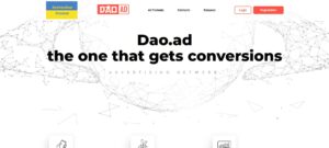 DAO.AD - Get Push Notification and Pop Traffic From $0.001 CPC 1