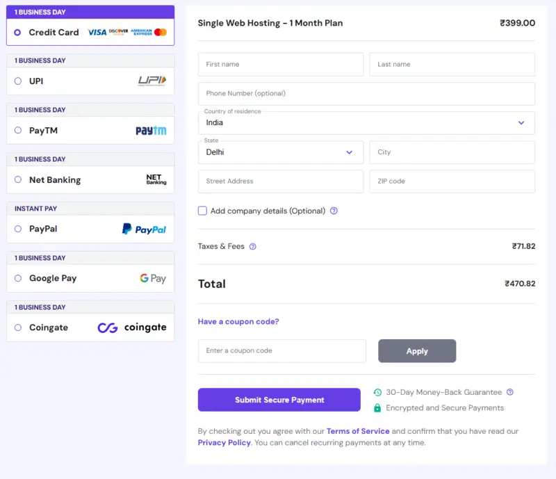 Hostinger Review