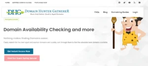 Start Free with Domain Hunter Gatherer 1