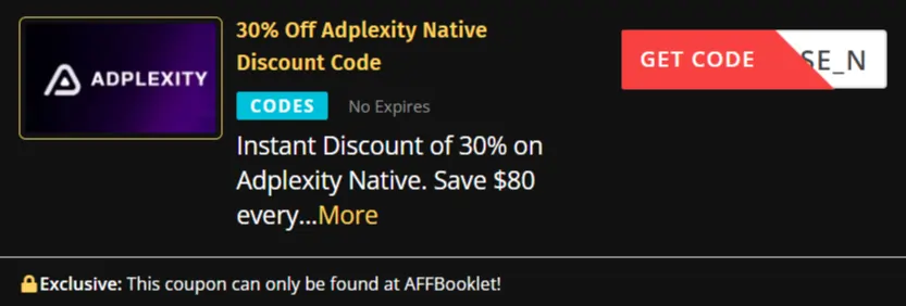 Adplexity Coupon Code