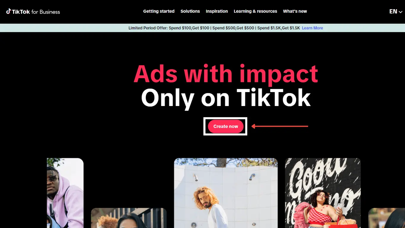 Create TikTok for Business Account